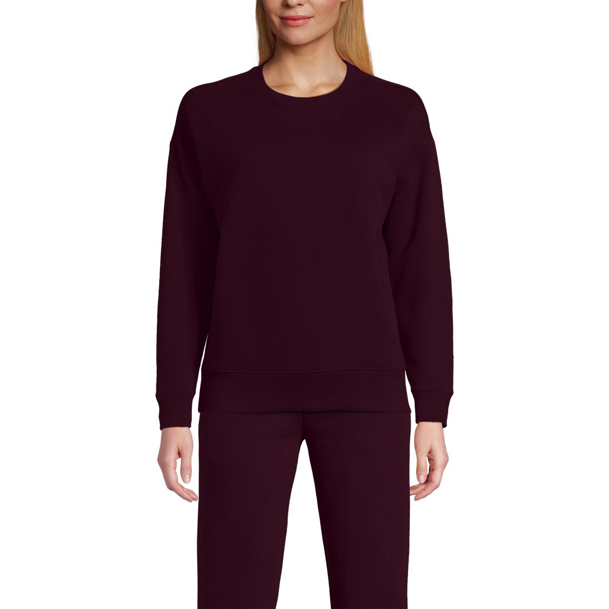 Women's Serious Sweats Oversized Long Sleeve Crew Neck Sweatshirt