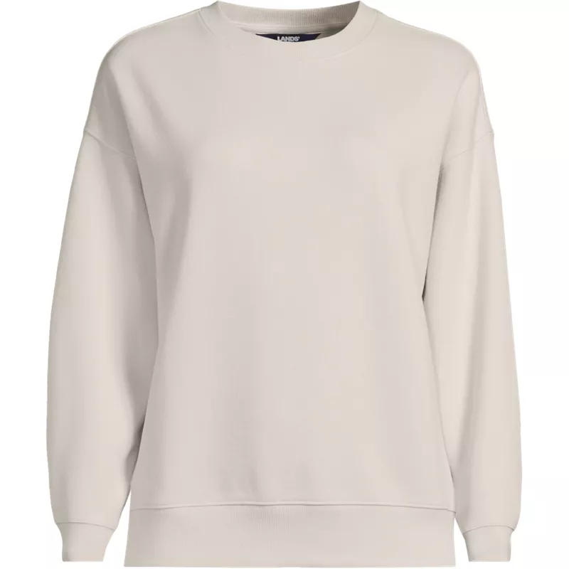 Women's Relaxed Serious Sweats Long Sleeve Crewneck Sweatshirt, Front