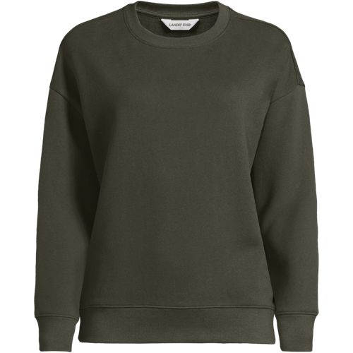 Women's Relaxed Serious Sweats Long Sleeve Crewneck Sweatshirt, Front