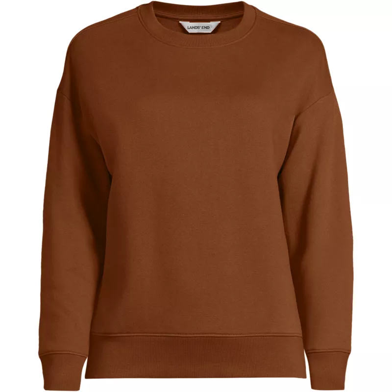 Women's Relaxed Serious Sweats Long Sleeve Crewneck Sweatshirt, Front
