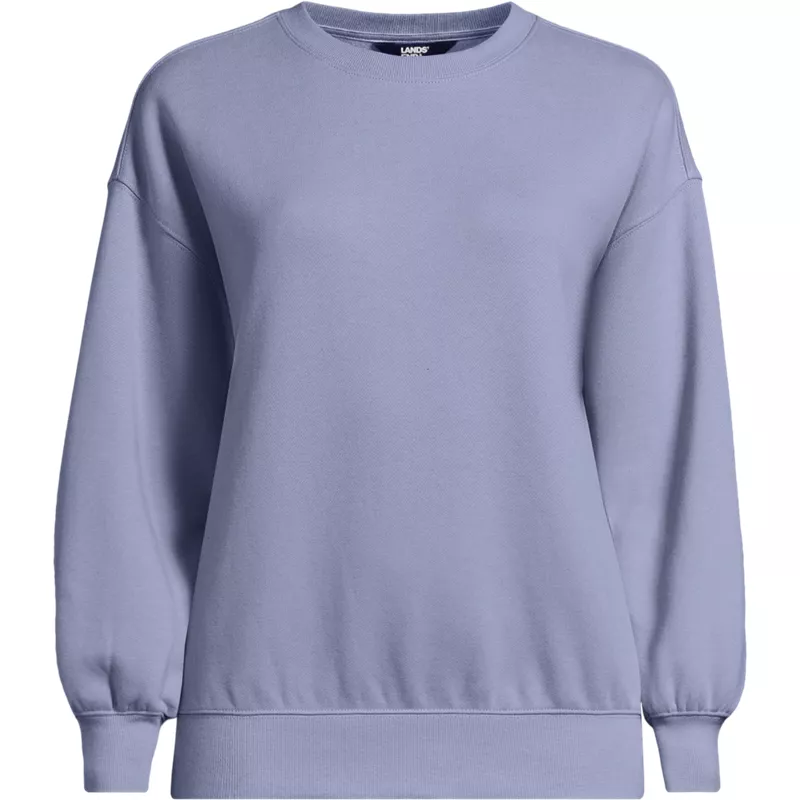 Women's Relaxed Serious Sweats Long Sleeve Crewneck Sweatshirt, Front