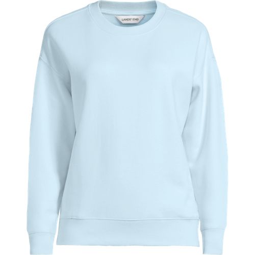  Lands' End Sweatshirt Serious Sweats, Damen, Größe:32-34 Regular, Blau, Elasthan/baumwoll-mischung/polyester-mischung, By Lands' End 