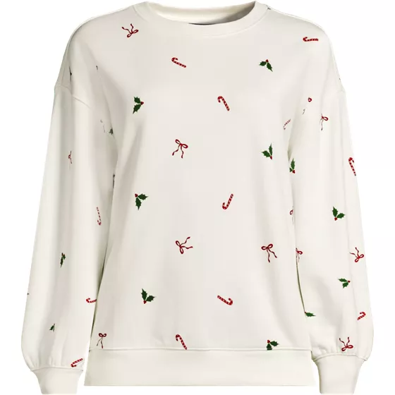 Women's Relaxed Serious Sweats Long Sleeve Crewneck Sweatshirt - primary