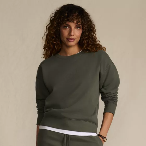 Women's Relaxed Serious Sweats Long Sleeve Crewneck Sweatshirt - primary