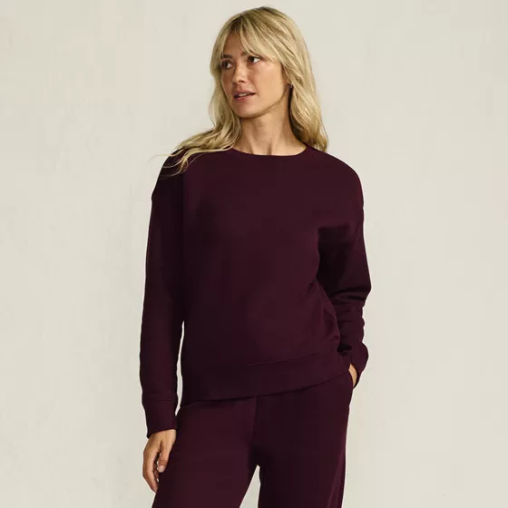 Women's Relaxed Serious Sweats Long Sleeve Crewneck Sweatshirt - primary