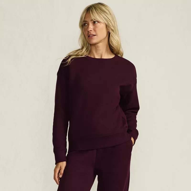 Women's Relaxed Serious Sweats Long Sleeve Crewneck Sweatshirt, alternative image