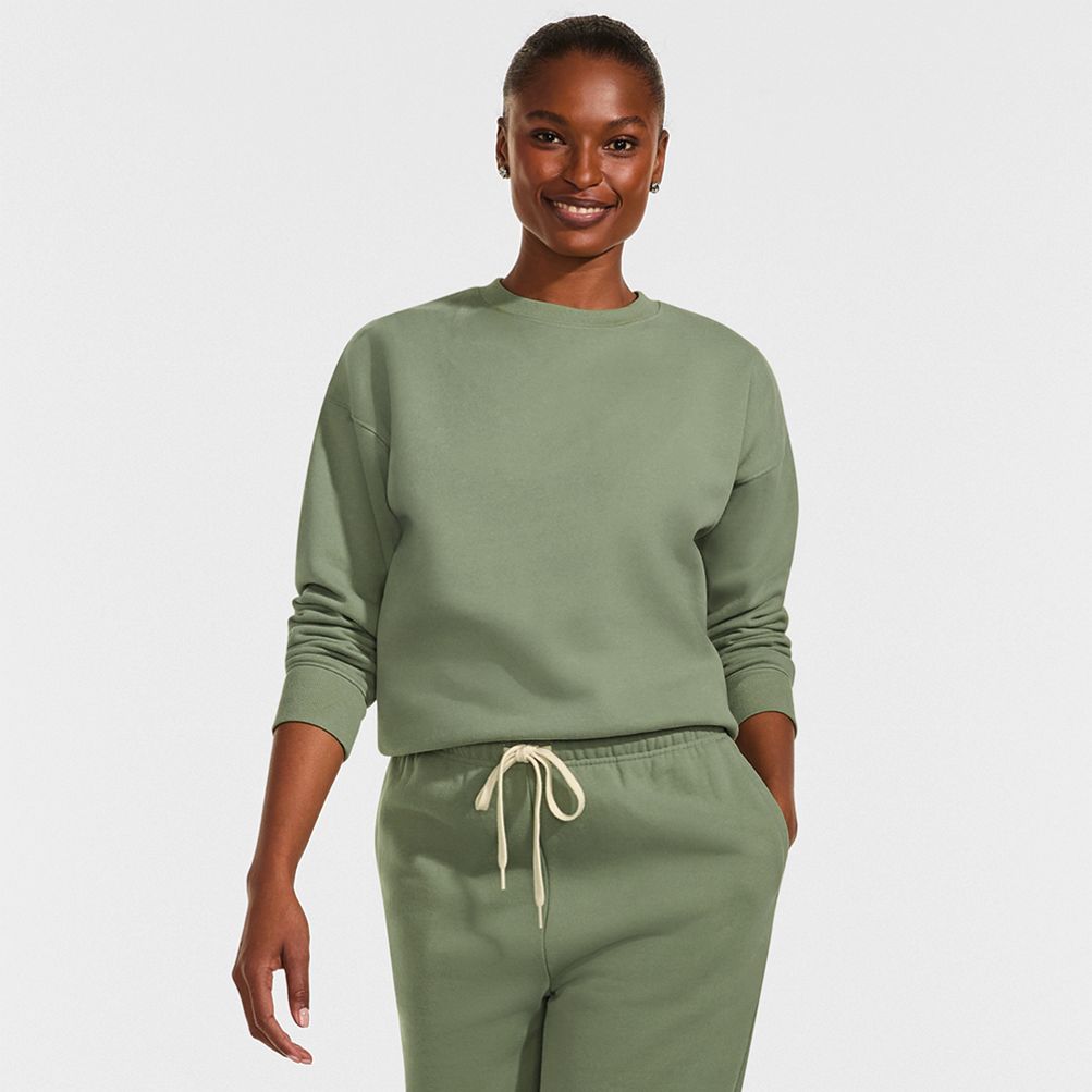 Women's Relaxed Serious Sweats Long Sleeve Crewneck Sweatshirt