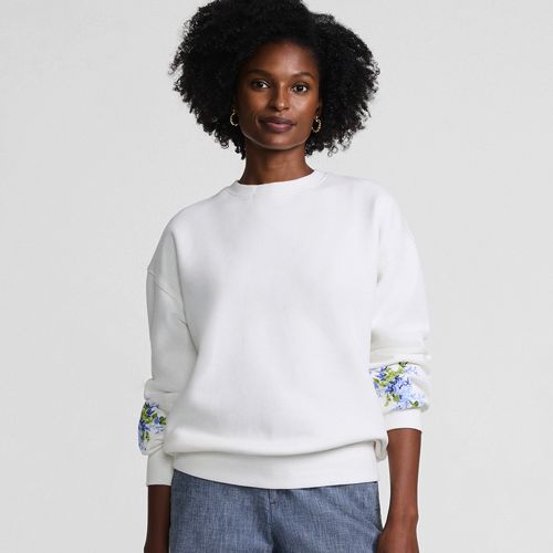 Blooms Embroidery/Chalk White