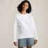 Women's Serious Sweats Oversized Long Sleeve Crew Neck Sweatshirt, Front