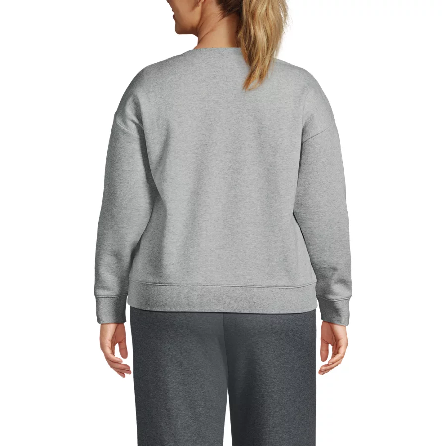 Women's Relaxed Serious Sweats Long Sleeve Crewneck Sweatshirt view 4