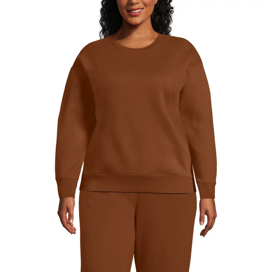 Women's Relaxed Serious Sweats Long Sleeve Crewneck Sweatshirt view 5