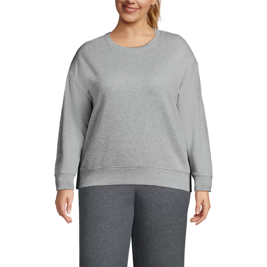 Women's Relaxed Serious Sweats Long Sleeve Crewneck Sweatshirt view 5