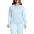 Women's Plus Size Relaxed Serious Sweats Long Sleeve Crewneck Sweatshirt, Front