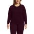 Women's Plus Size Relaxed Serious Sweats Long Sleeve Crewneck Sweatshirt, Front