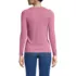 Women's Drapey Rib Fitted Long Sleeve Henley T-Shirt, Back