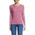 Women's Drapey Rib Fitted Long Sleeve Henley T-Shirt, Front