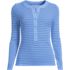 Women's Drapey Rib Fitted Long Sleeve Henley T-Shirt, Front