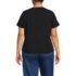 Women's Plus Size Short Sleeve Lightweight Jersey Gathered Shoulder T-Shirt, Back