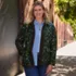 Women's Print Reversible Barn Quilted Insulated Jacket, alternative image