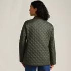 Women's Print Reversible Barn Quilted Insulated Jacket