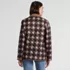 Women's Print Reversible Barn Quilted Insulated Jacket, Back