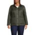 Women's Plus Size Print Reversible Barn Quilted Insulated Jacket, Front