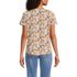 Women's Short Sleeve Lightweight Jersey Gathered Shoulder T-Shirt, Back