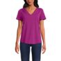 Women's Short Sleeve Lightweight Jersey Gathered Shoulder T-Shirt