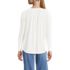 Women's Long Sleeve Lightweight Jersey Notch Neck Tunic Top, Back