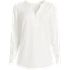 Women's Long Sleeve Lightweight Jersey Notch Neck Tunic Top, Front