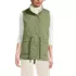 Women's Reversible Quilted Sherpa Fleece Vest, Front
