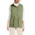 Women's Reversible Quilted Sherpa Fleece Vest, Front