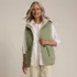 Women's Reversible Quilted Sherpa Fleece Vest, alternative image