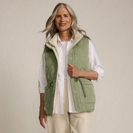 Women's Green Vests | Lands' End