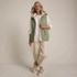 Women's Reversible Quilted Sherpa Fleece Vest, alternative image