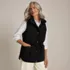 Women's Reversible Quilted Sherpa Fleece Vest, alternative image