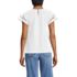 Women's Lightweight Jersey Crew Neck Ruffle Sleeve Flowy Top, Back