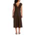 Women's Cotton Blend Short Sleeve Midi Dress with Cutwork, Back