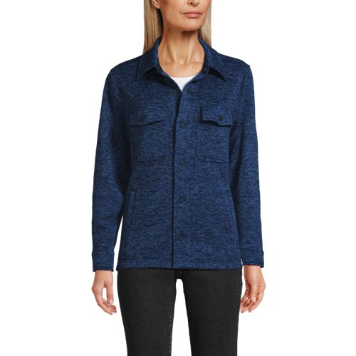 Unisex Sweater Fleece Shirt Jacket - image 5