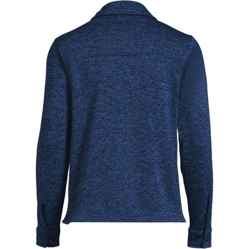 Unisex Sweater Fleece Shirt Jacket - image 2