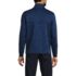Men's Sweater Fleece Snap Neck Pullover Jacket, Back
