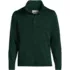 School Uniform Men's Sweater Fleece Snap Neck Pullover Jacket, Front