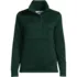 Women's Sweater Fleece Snap Neck Pullover Jacket, Front