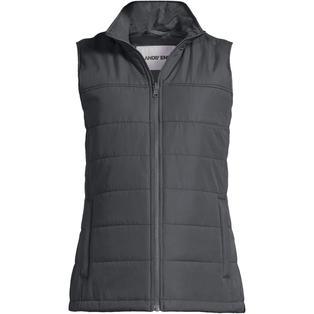School Uniform Women's Insulated Zip Front Vest | Lands' End