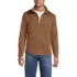 Men's Sweater Fleece Zip Front Jacket, Front