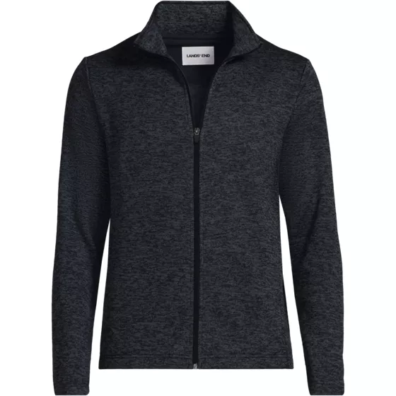 Men's Sweater Fleece Zip Front Jacket - primary