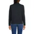Women's Sweater Fleece Zip Front Jacket, Back