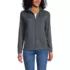 Women's Sweater Fleece Zip Front Jacket, Front
