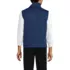 School Uniform Unisex Sweater Fleece Zip Front Vest, Back