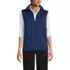 School Uniform Unisex Sweater Fleece Zip Front Vest, Front